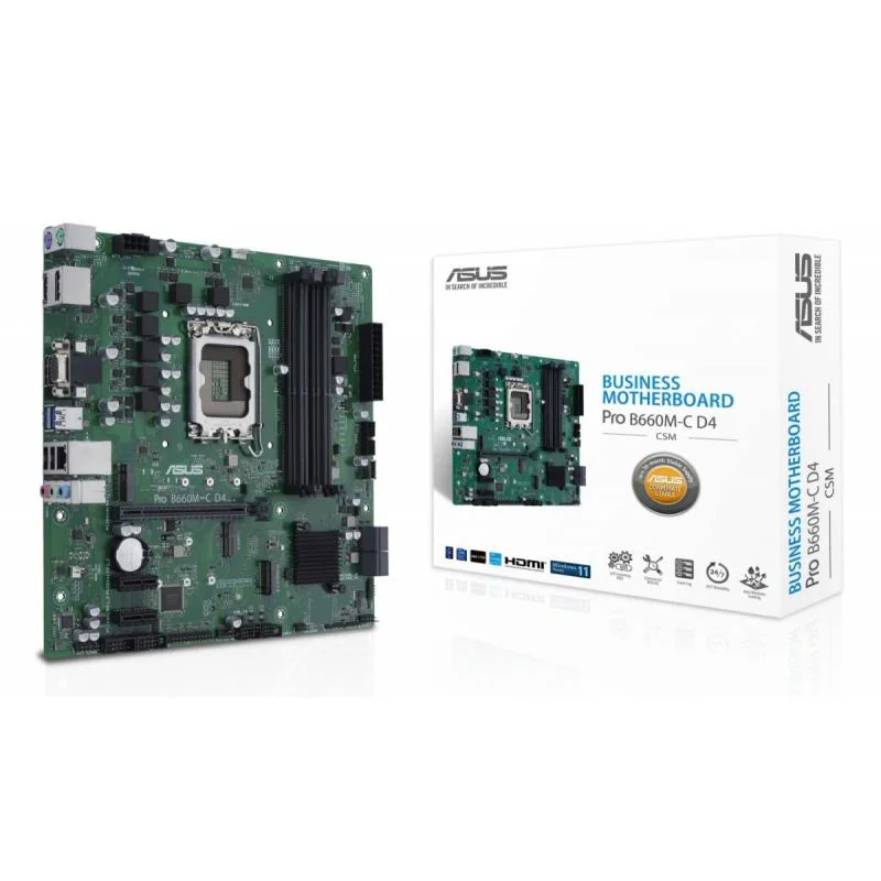 MB B660 S1700 MATX/PRO B660M-C D4-CSM ASUS