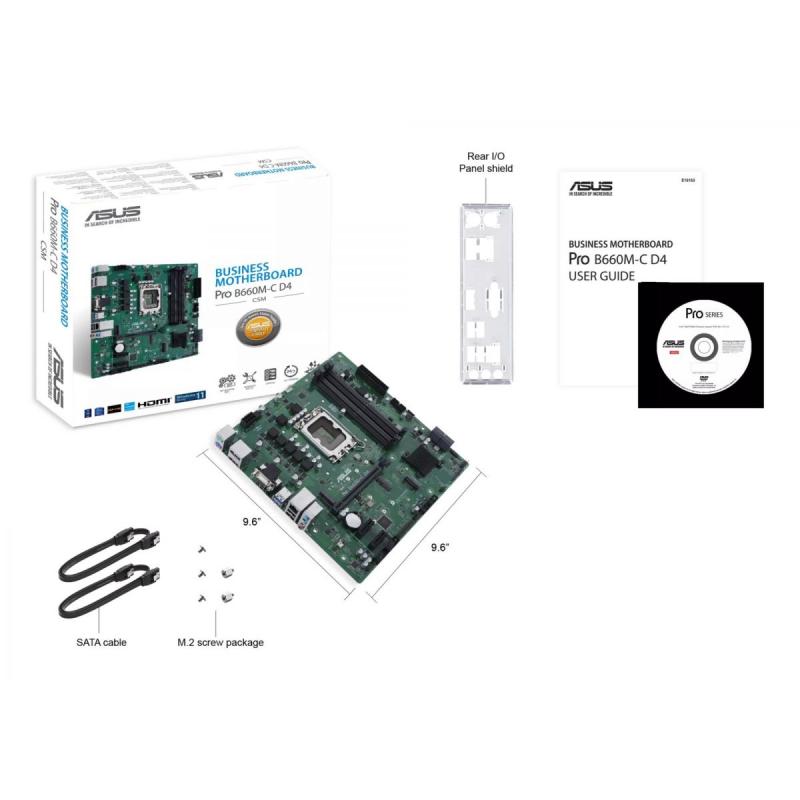 MB B660 S1700 MATX/PRO B660M-C D4-CSM ASUS MB B660 S1700 MATX/PRO B660M-C D4-CSM ASUS