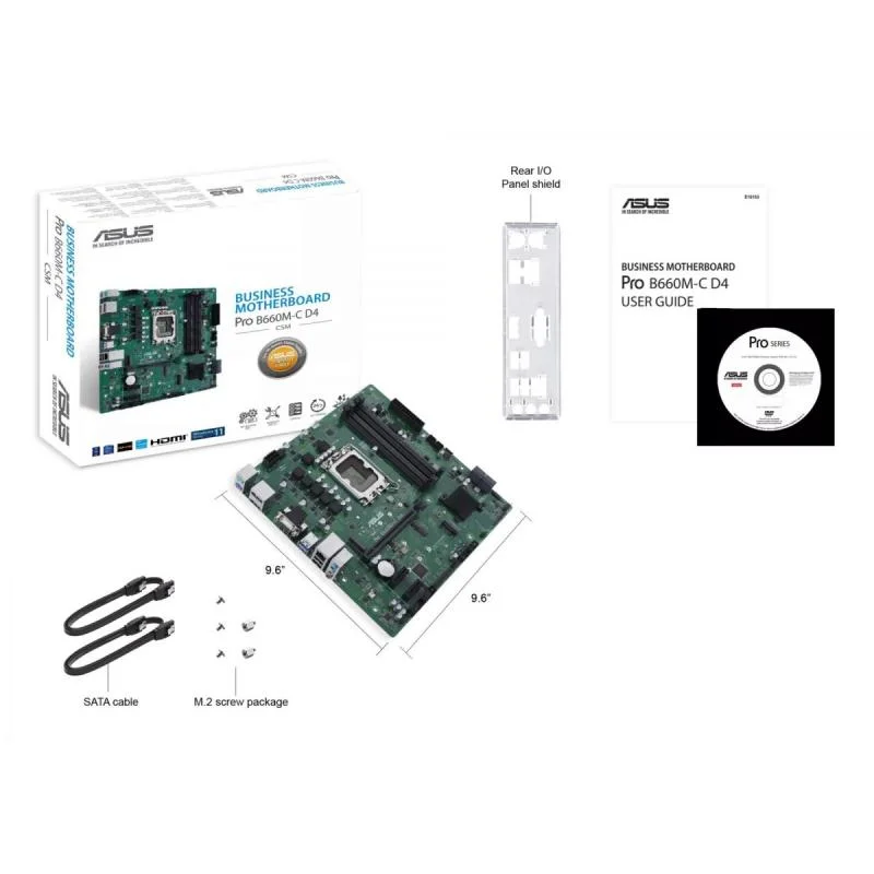 MB B660 S1700 MATX/PRO B660M-C D4-CSM ASUS
