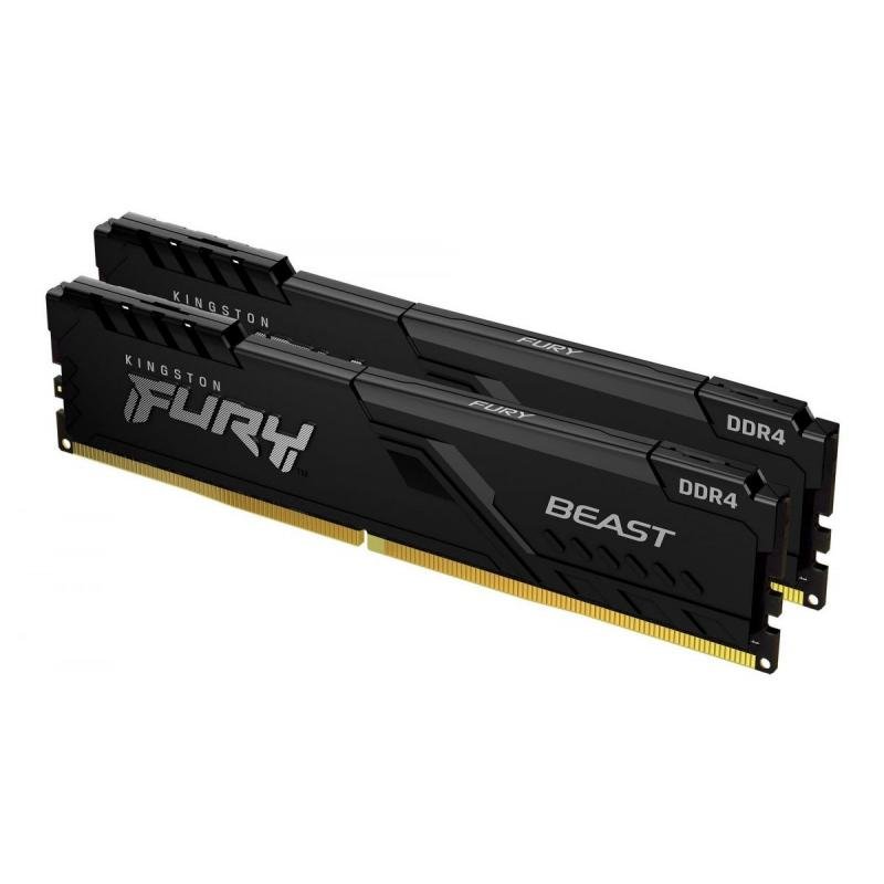 MEMORY DIMM 16GB PC25600 DDR4/KIT2 KF432C16BBK2/16 KINGSTON