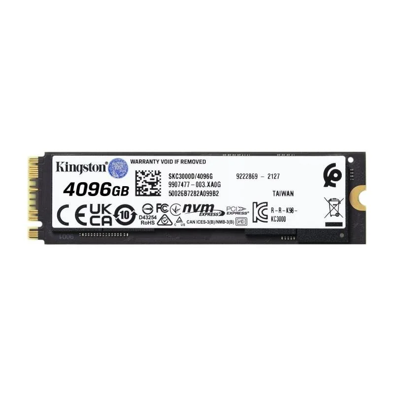SSD PCIE G4 M.2 NVME 4TB/SKC3000D/4096G KINGSTON