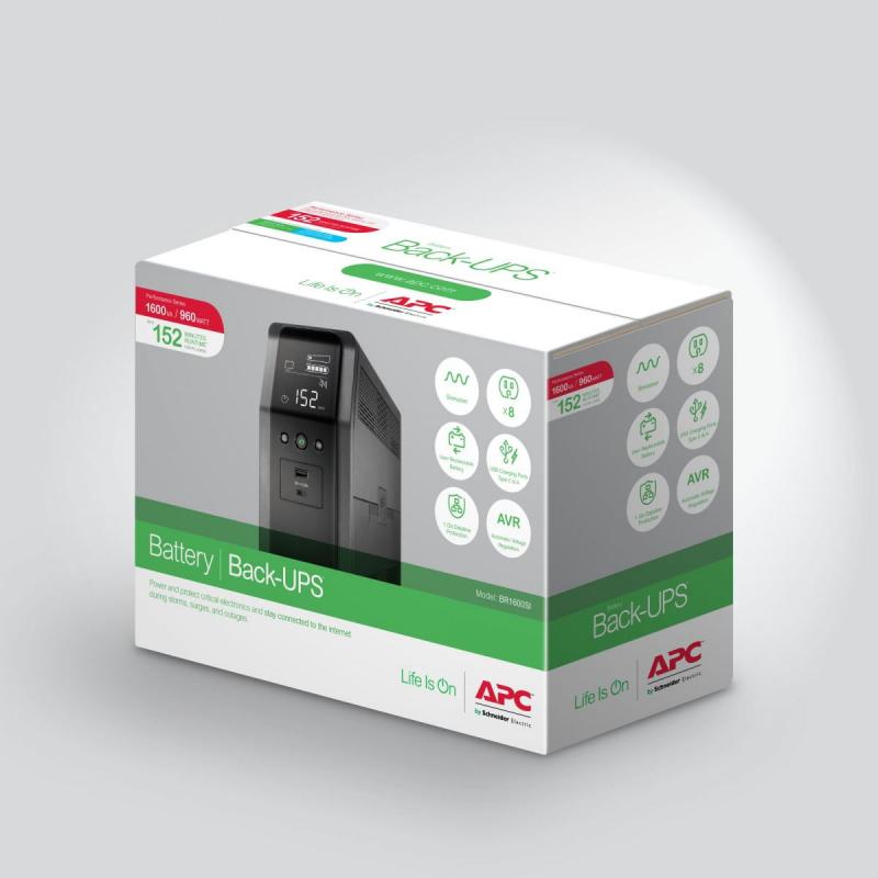 UPS BACK PRO BR 1600VA/BR1600SI APC