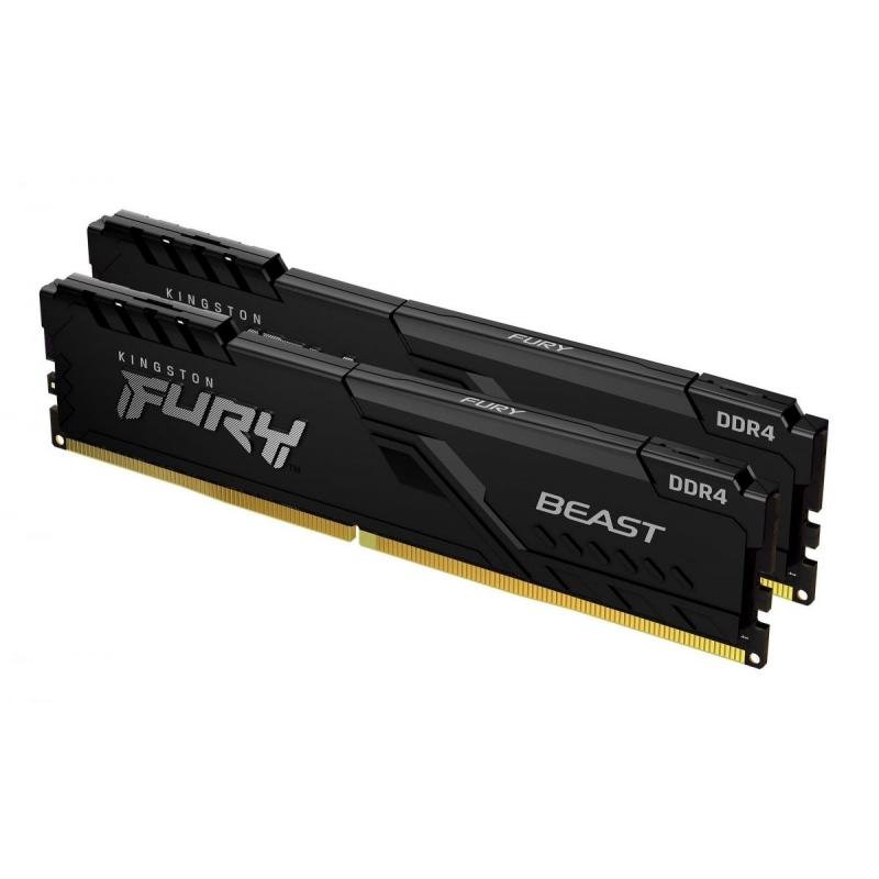 MEMORY DIMM 16GB PC28800 DDR4/KIT2 KF436C17BBK2/16 KINGSTON