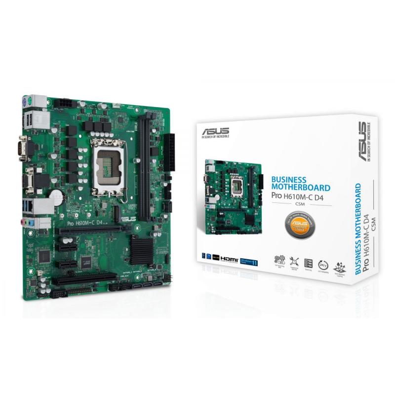 MB H610 S1700 MATX/PRO H610M-C D4-CSM ASUS