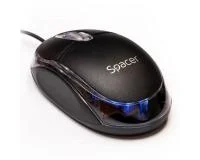 MOUSE USB OPTICAL/BLACK SPMO-080 SPACER