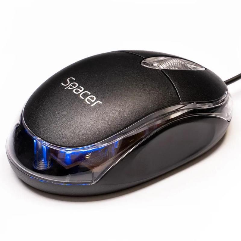 MOUSE USB OPTICAL/BLACK SPMO-080 SPACER MOUSE USB OPTICAL/BLACK SPMO-080 SPACER