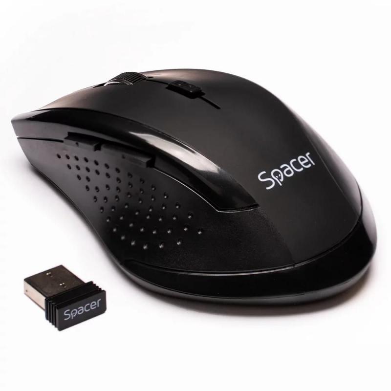MOUSE USB OPTICAL WRL/BLACK SPMO-291 SPACER MOUSE USB OPTICAL WRL/BLACK SPMO-291 SPACER