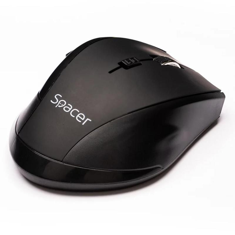 MOUSE USB OPTICAL WRL/BLACK SPMO-291 SPACER MOUSE USB OPTICAL WRL/BLACK SPMO-291 SPACER