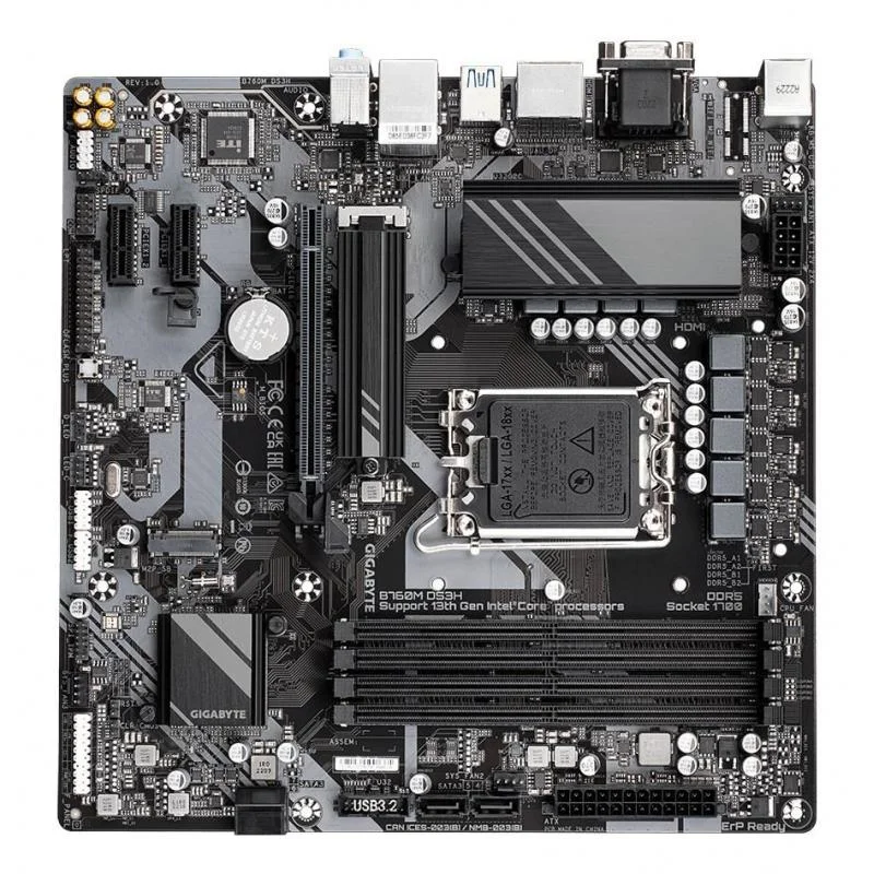 MB B760 S1700 MATX/B760M DS3H GIGABYTE MB B760 S1700 MATX/B760M DS3H GIGABYTE