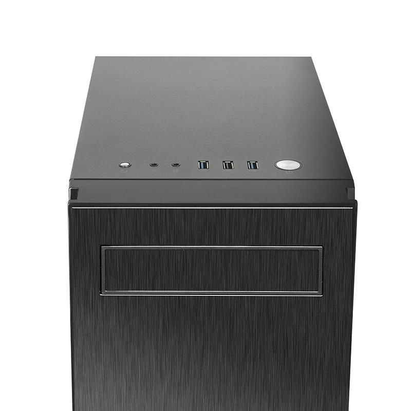 CASE MIDITOWER ATX W/O PSU/HAWK BLACK AL-02B-OP CHIEFTEC