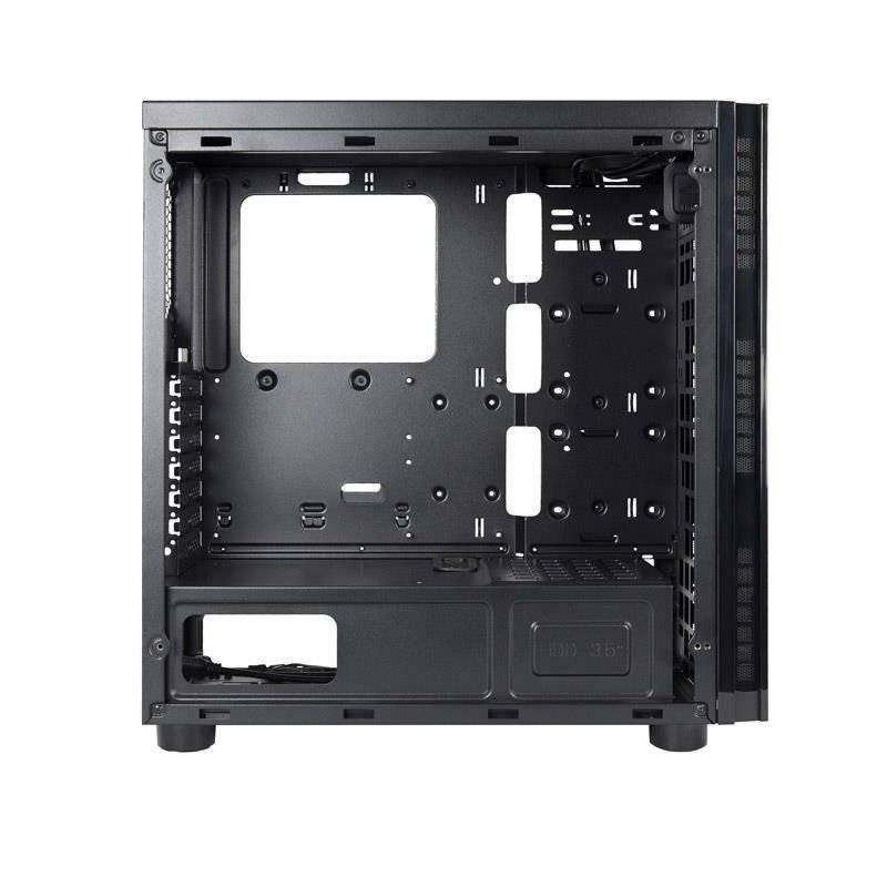CASE MIDITOWER ATX W/O PSU/HAWK BLACK AL-02B-OP CHIEFTEC