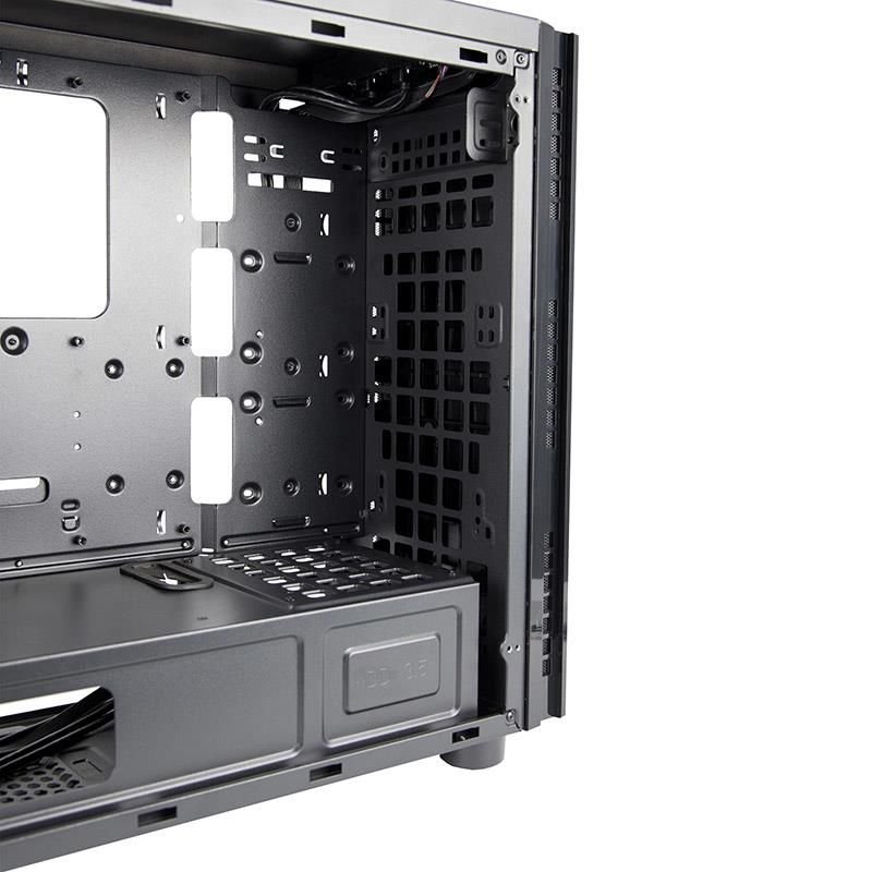 CASE MIDITOWER ATX W/O PSU/HAWK BLACK AL-02B-OP CHIEFTEC