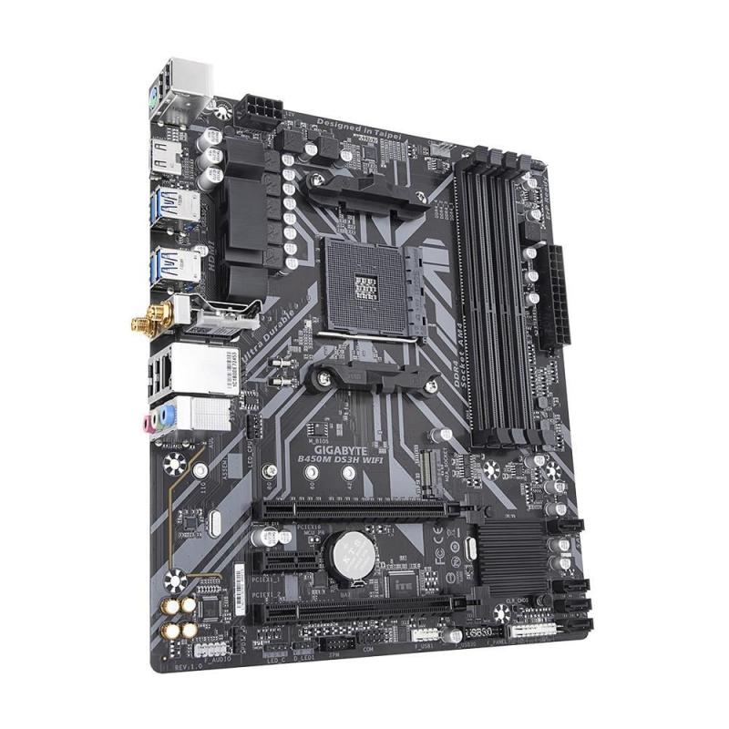 MB AMD B450 SAM4 MATX/B450M DS3H WIFI 1.5 GIGABYTE MB AMD B450 SAM4 MATX/B450M DS3H WIFI 1.5 GIGABYTE