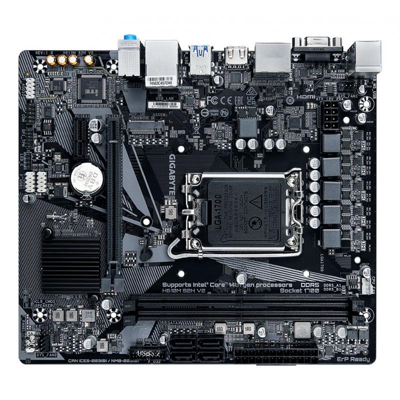 MB H610 S1700 MATX/H610M S2H V2 1.0 GIGABYTE MB H610 S1700 MATX/H610M S2H V2 1.0 GIGABYTE