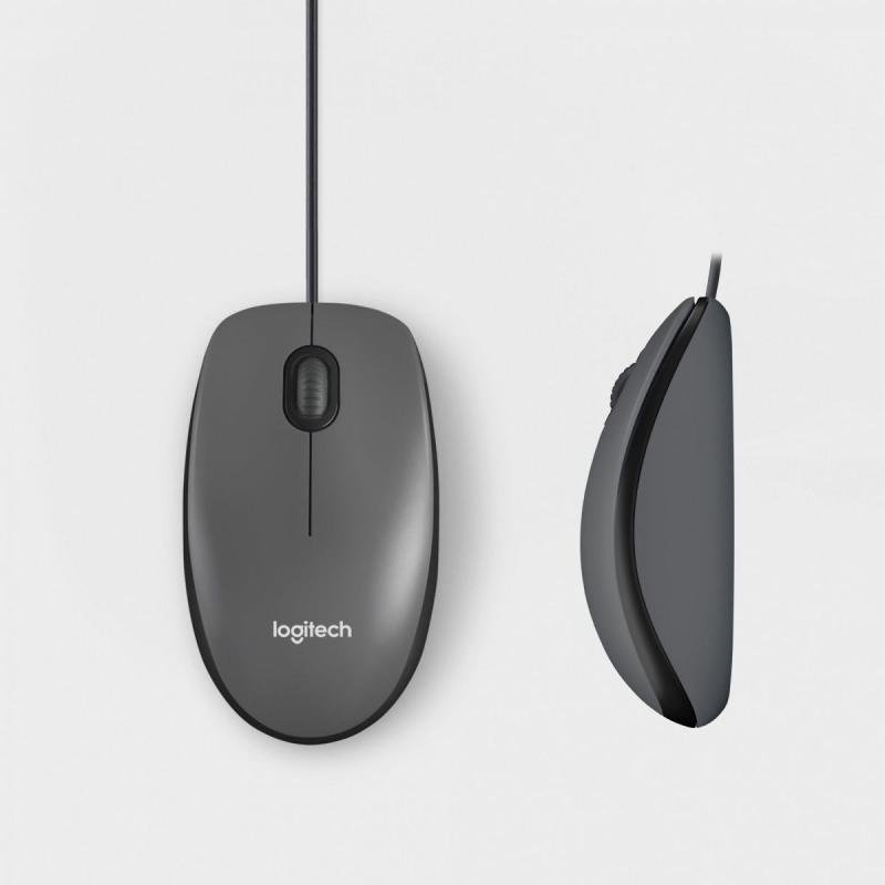 MOUSE USB OPTICAL M100/BLACK 910-006652 LOGITECH MOUSE USB OPTICAL M100/BLACK 910-006652 LOGITECH