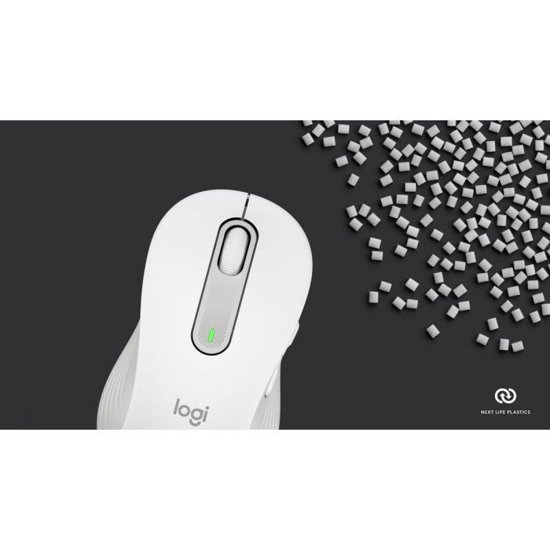 MOUSE USB OPTICAL WRL M650 L/WHITE LEFT 910-006240 LOGITECH