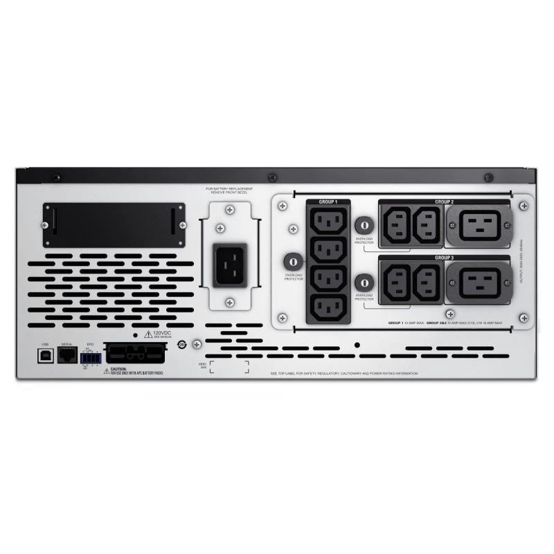 APC Smart-UPS X SMX2200HVNC - 2200VA, 8x C13 + 2x C19 outlet, USB, expandable runtime, short depth, NMC