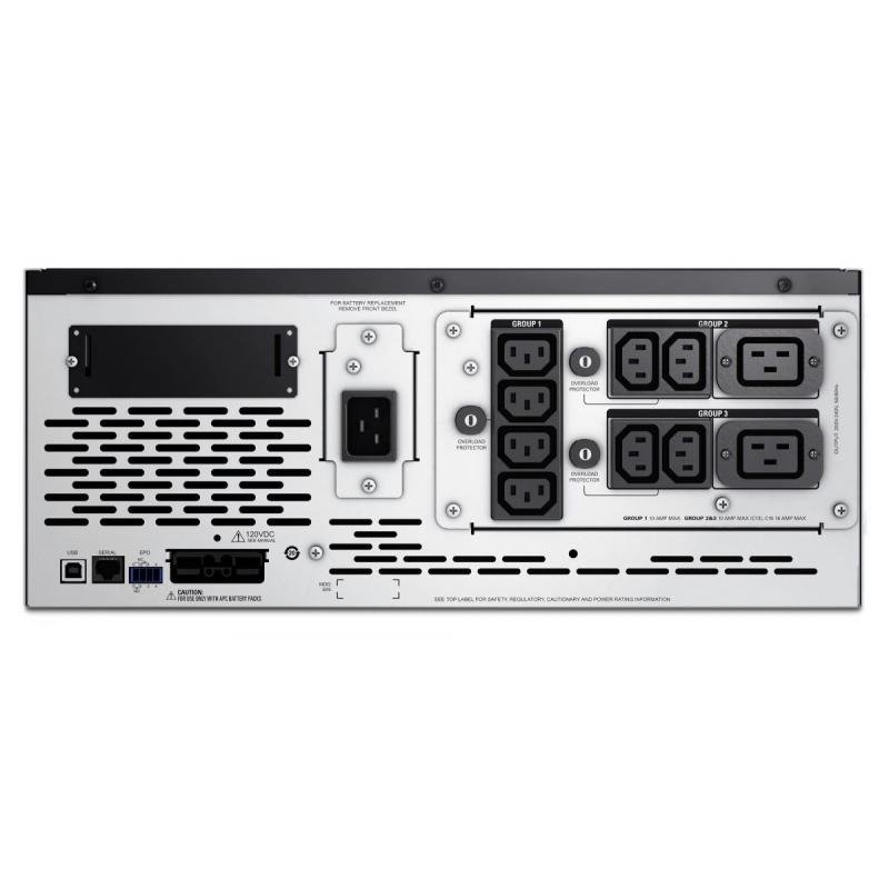 APC Smart-UPS X SMX2200HVNC - 2200VA, 8x C13 + 2x C19 outlet, USB, expandable runtime, short depth, NMC