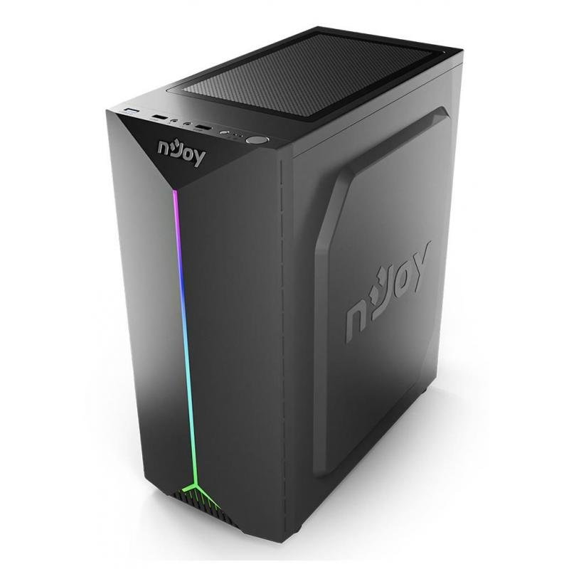 CASE MIDITOWER ATX W/O PSU/ANIL CSMD-AE00UAI-BL01B NJOY