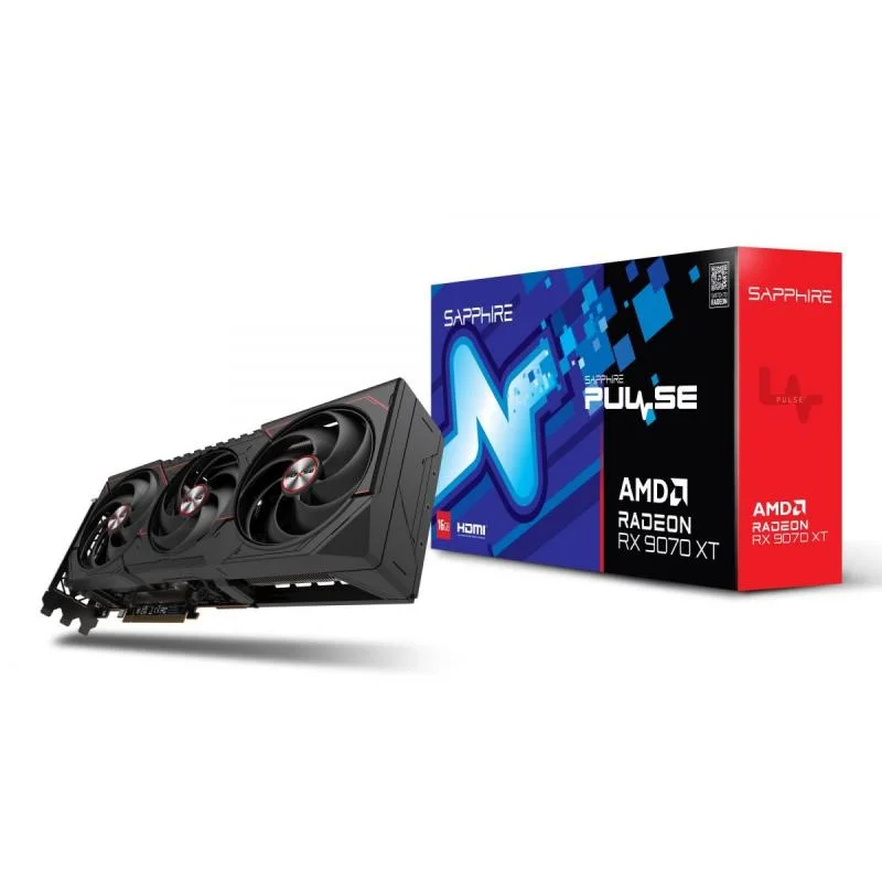 VGA PCIE16 RX9070XT 16GB GDDR6/PULSE 11348-03-20G SAPPHIRE VGA PCIE16 RX9070XT 16GB GDDR6/PULSE 11348-03-20G SAPPHIRE