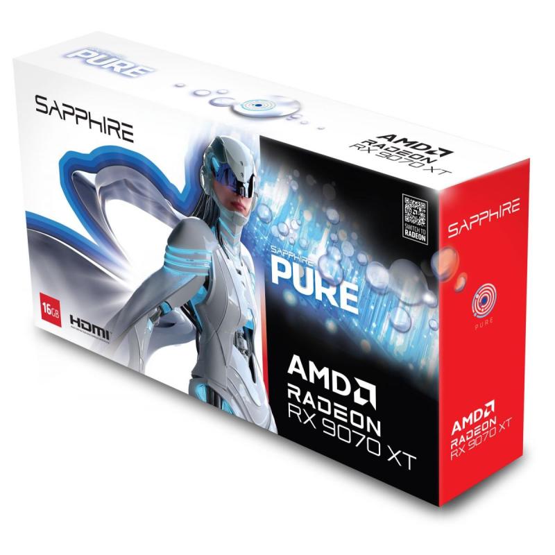 VGA PCIE16 RX9070XT 16GB GDDR6/PURE 11348-02-20G SAPPHIRE