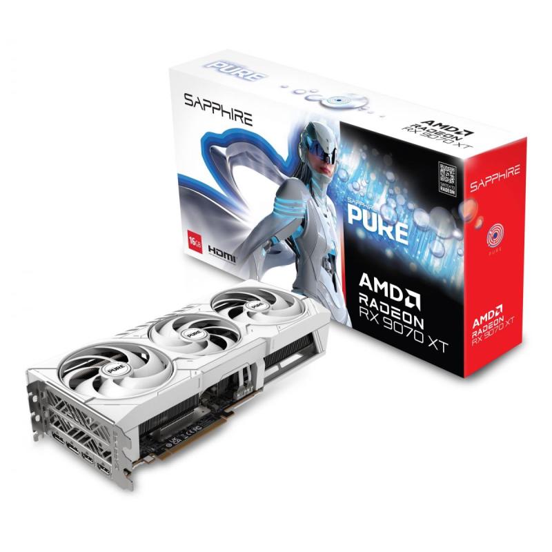 VGA PCIE16 RX9070XT 16GB GDDR6/PURE 11348-02-20G SAPPHIRE