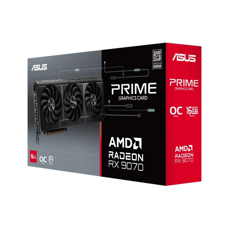 VGA PCIE16 RX9070 16GB GDDR6/PRIME-RX9070-O16G ASUS