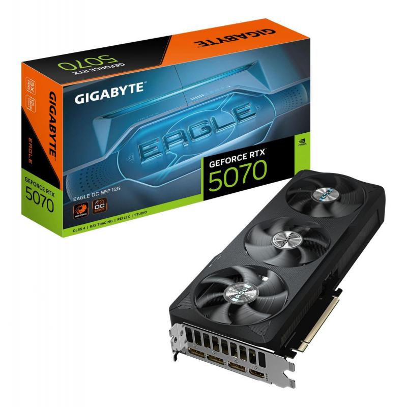 VGA PCIE16 RTX5070 12GB GDDR7/GV-N5070EAGLE OC-12GD GIGABYTE VGA PCIE16 RTX5070 12GB GDDR7/GV-N5070EAGLE OC-12GD GIGABYTE
