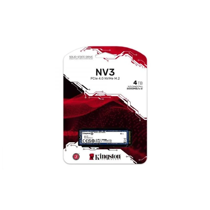 SSD PCIE G4 M.2 NVME 4TB/SNV3S/4000G KINGSTON