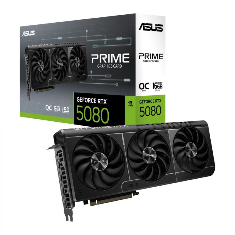 VGA PCIE16 RTX5080 16GB GDDR7/PRIME-RTX5080-O16G ASUS