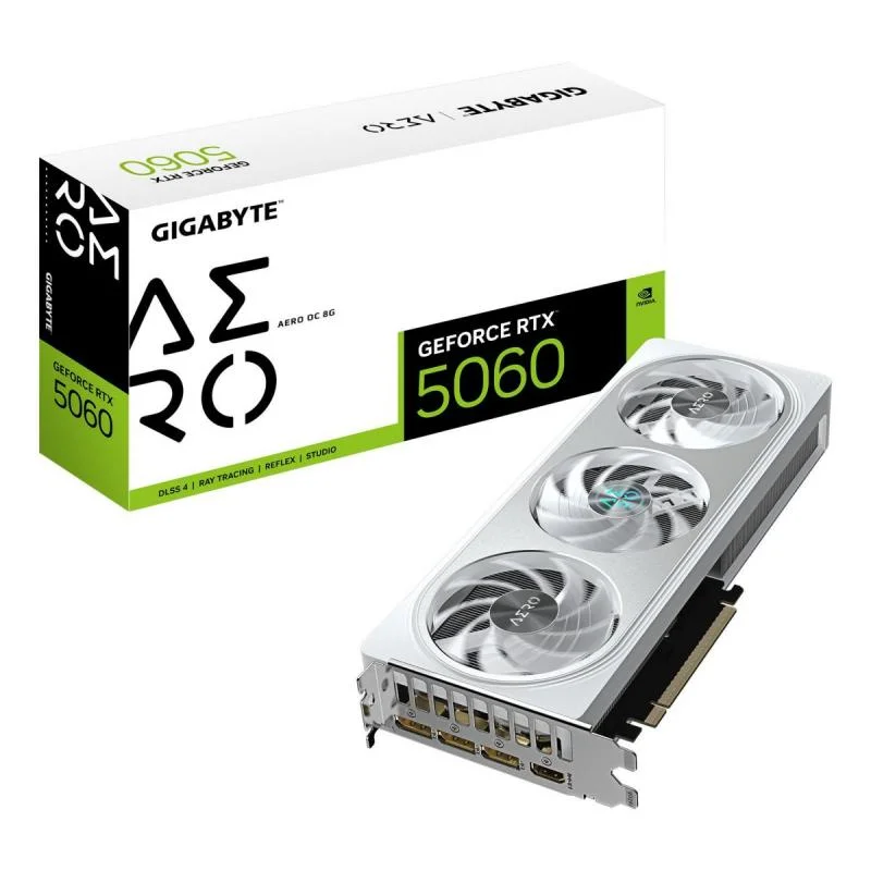 VGA PCIE16 RTX5060 8GB GDDR7/GV-N5060AERO OC-8GD GIGABYTE