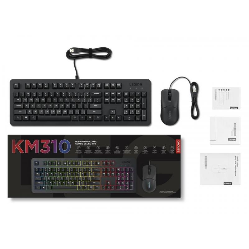 KEYBOARD +MOUSE GAMING/LEGION KM310 GX31N91913 LENOVO KEYBOARD +MOUSE GAMING/LEGION KM310 GX31N91913 LENOVO
