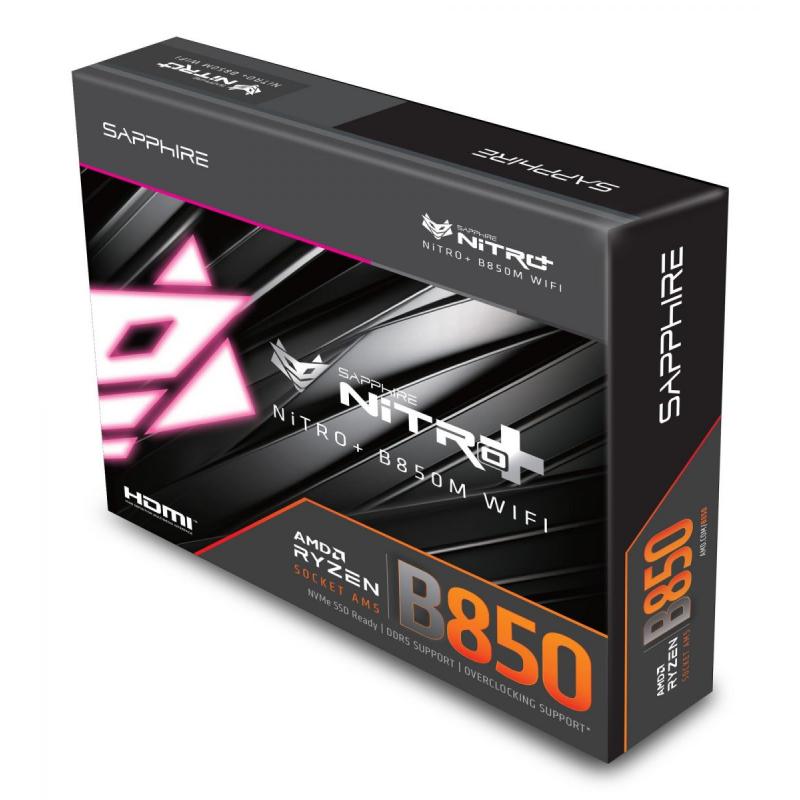 MB AMD B850 SAM5 MATX/NITRO+ 52123-01-40G SAPPHIRE