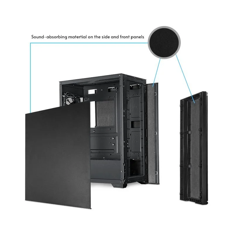 CASE MIDITOWER ATX W/O PSU/PRO MIDI Q AS-02B-OP CHIEFTEC