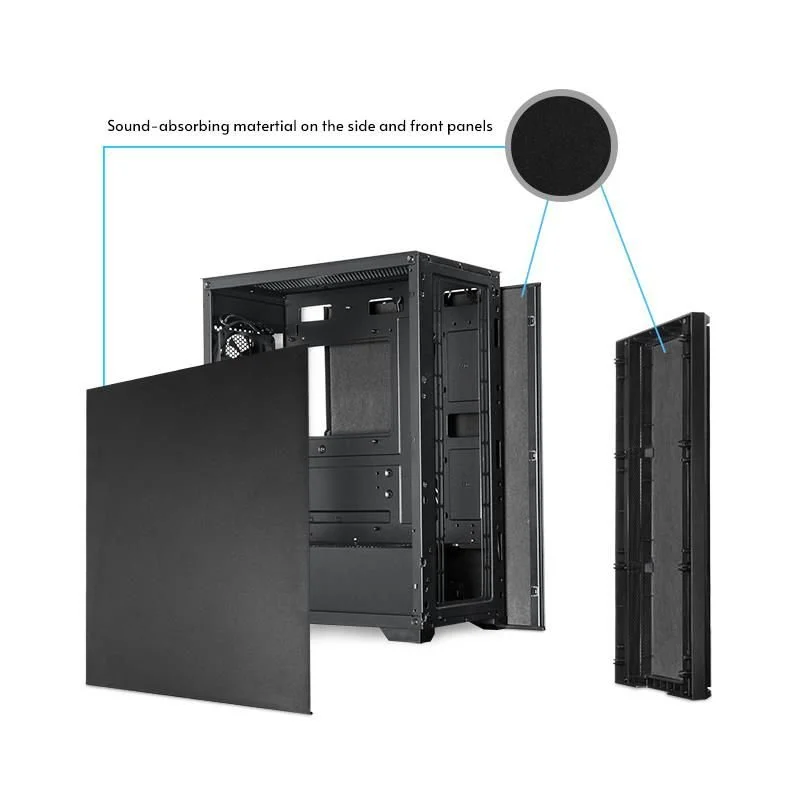 CASE MIDITOWER ATX W/O PSU/PRO MIDI Q AS-02B-OP CHIEFTEC